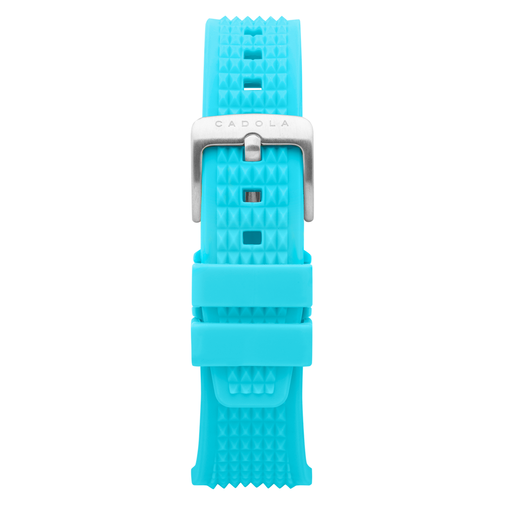 CADOLA Peterson 44mm 10 ATM Water Resistant Watch With Stainless Steel Chain Bracelet & Extra Yellow Silicon Strap_7673157_5