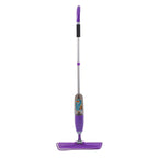 Vorfreude Floor Mop with Integrated Spray & Reusable Microfiber Pad (700ml) - Purple