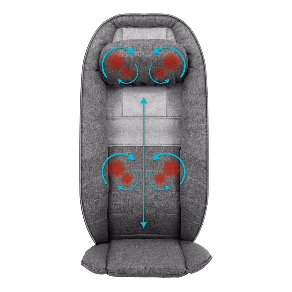 Closeout Deal - Homedics Total Recline Shiatsu Back Massage Chair with Deep Heat_7675024