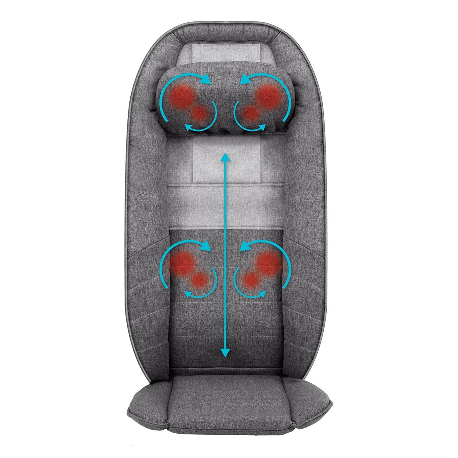 Closeout Deal - Homedics Total Recline Shiatsu Back Massage Chair with Deep Heat_7675024