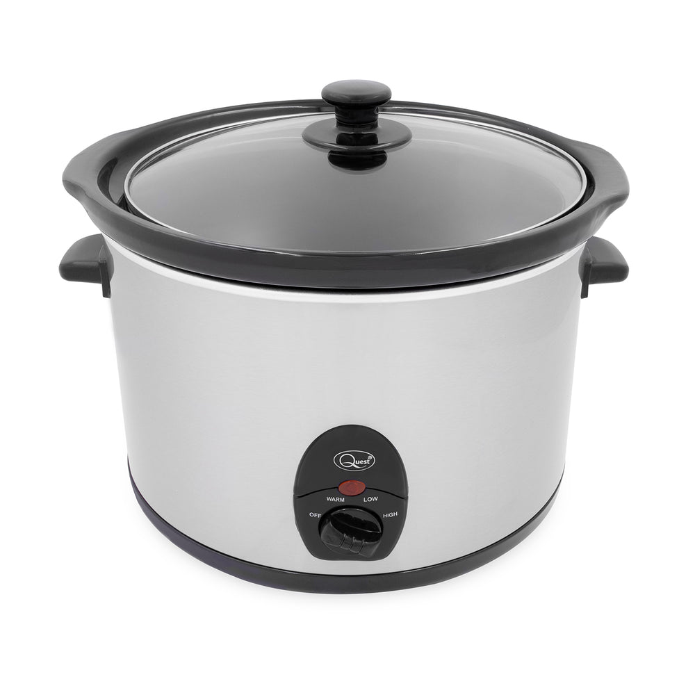 Stainless Steel 5 Ltr Slow Cooker - 320W_7675940_3