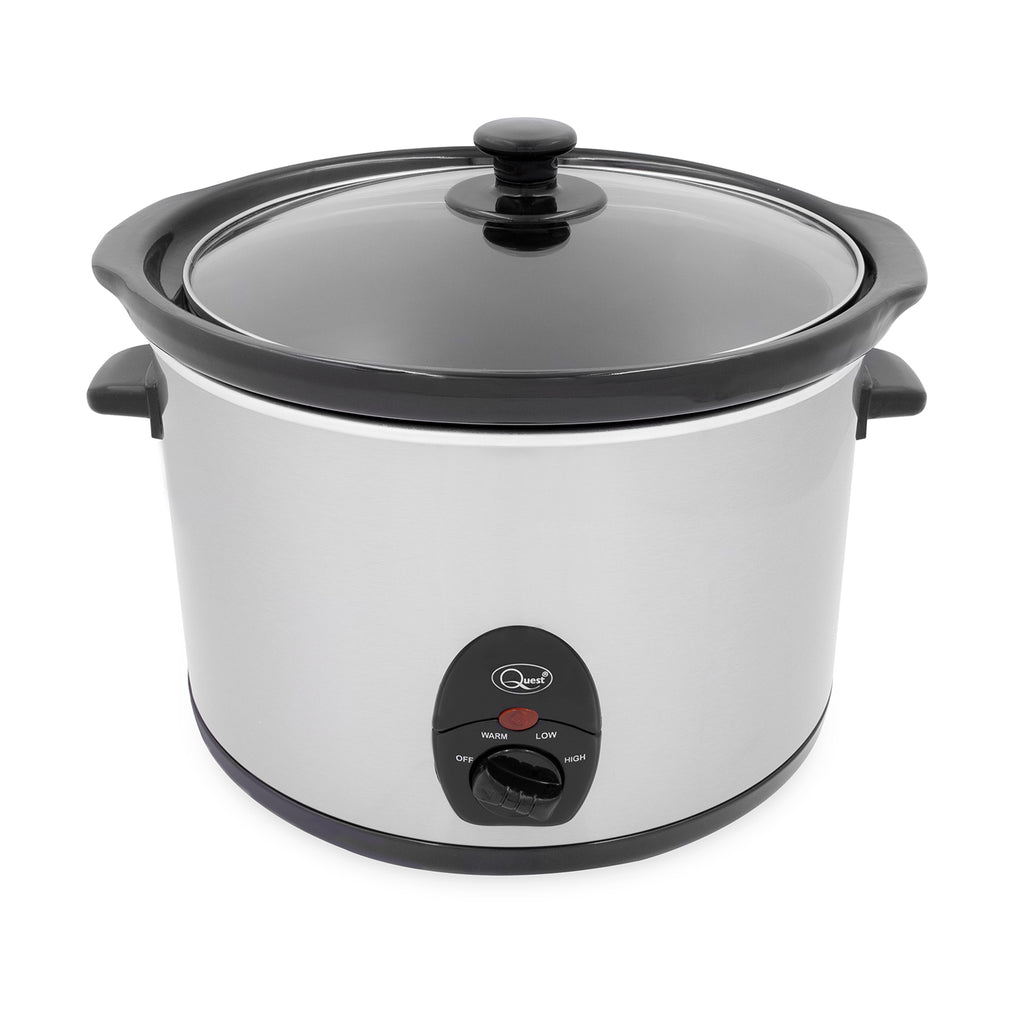 Stainless Steel 5 Ltr Slow Cooker - 320W_7675940_3