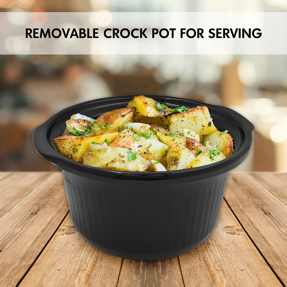 Stainless Steel 5 Ltr Slow Cooker - 320W_7675940_6