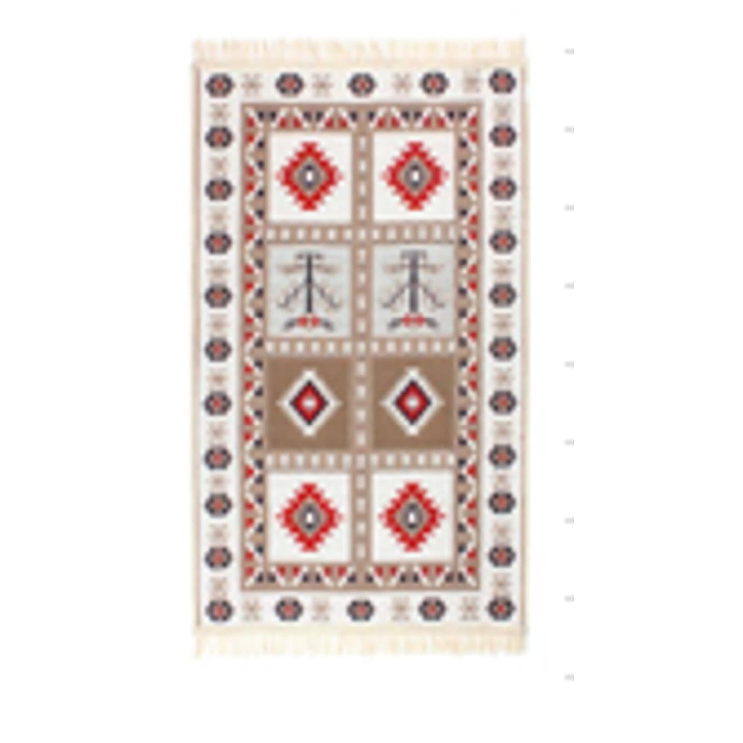 Turkish Authentic Traditional Machine Made Kilim Rugs (Size 120x80 cm) - Blue - Multi