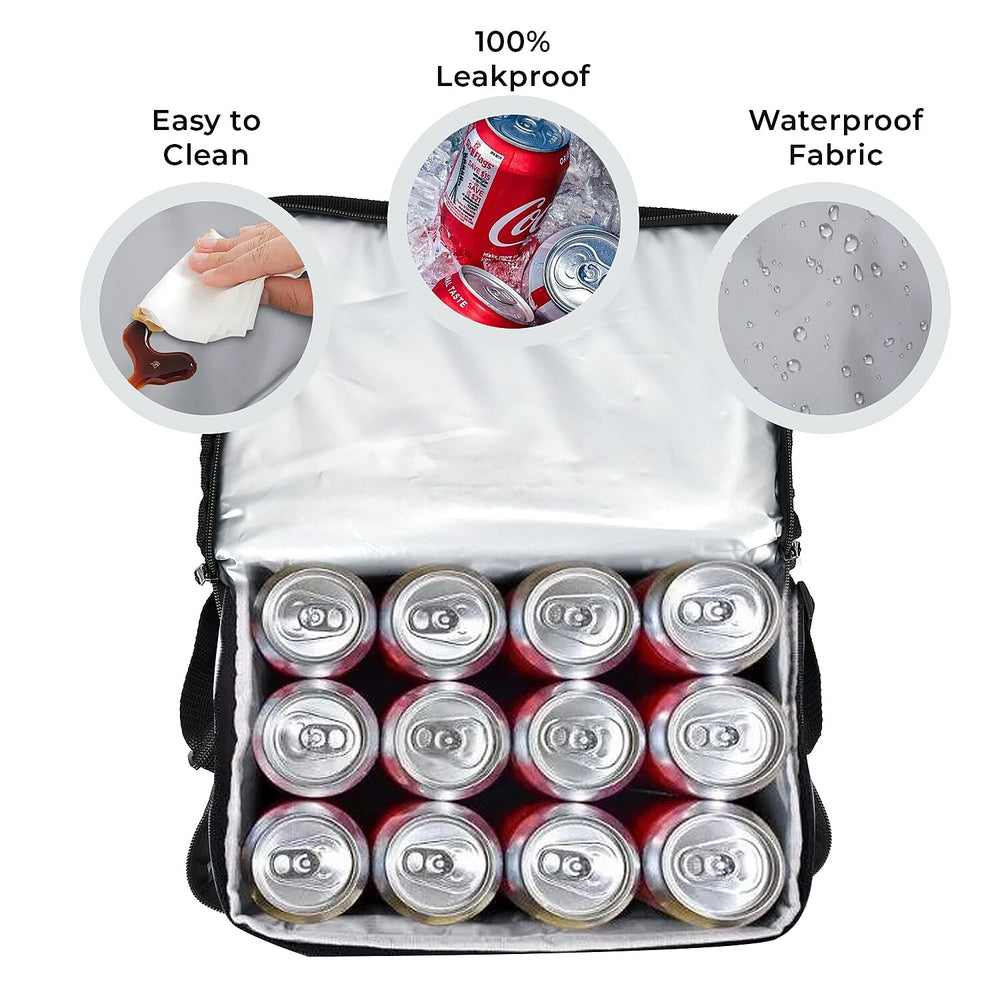 Set of 2 - 5L-20L Cooling Bag - Black