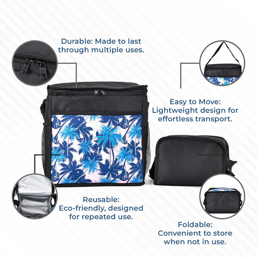 Set of 2 - 5L-20L Cooling Bag - Black