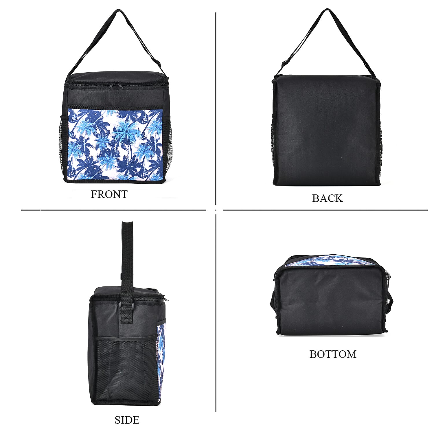 Set of 2 - 5L-20L Cooling Bag - Black