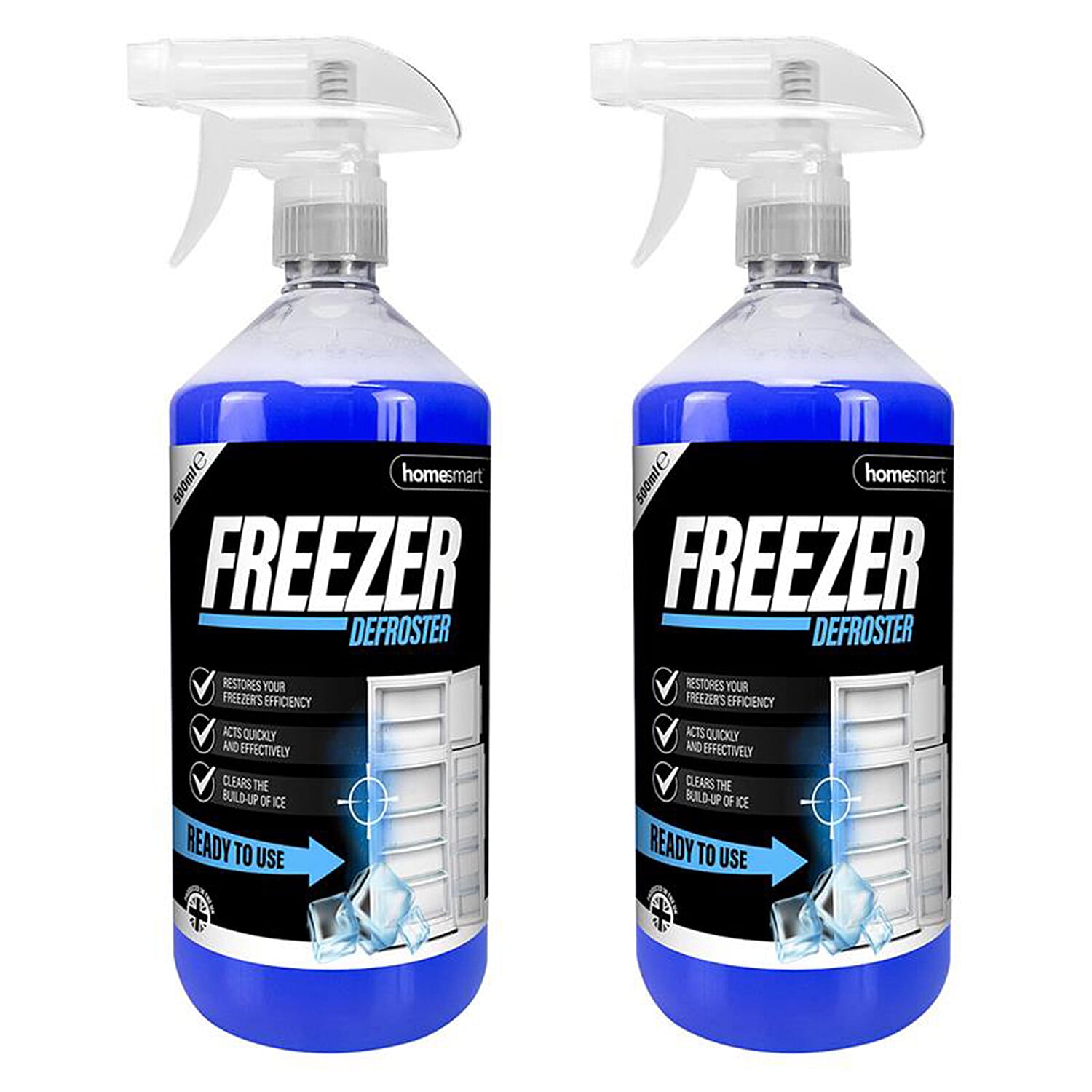 Set of 2 - Homesmart Freezer Defroster Spray (Capacity 2x500ml)
