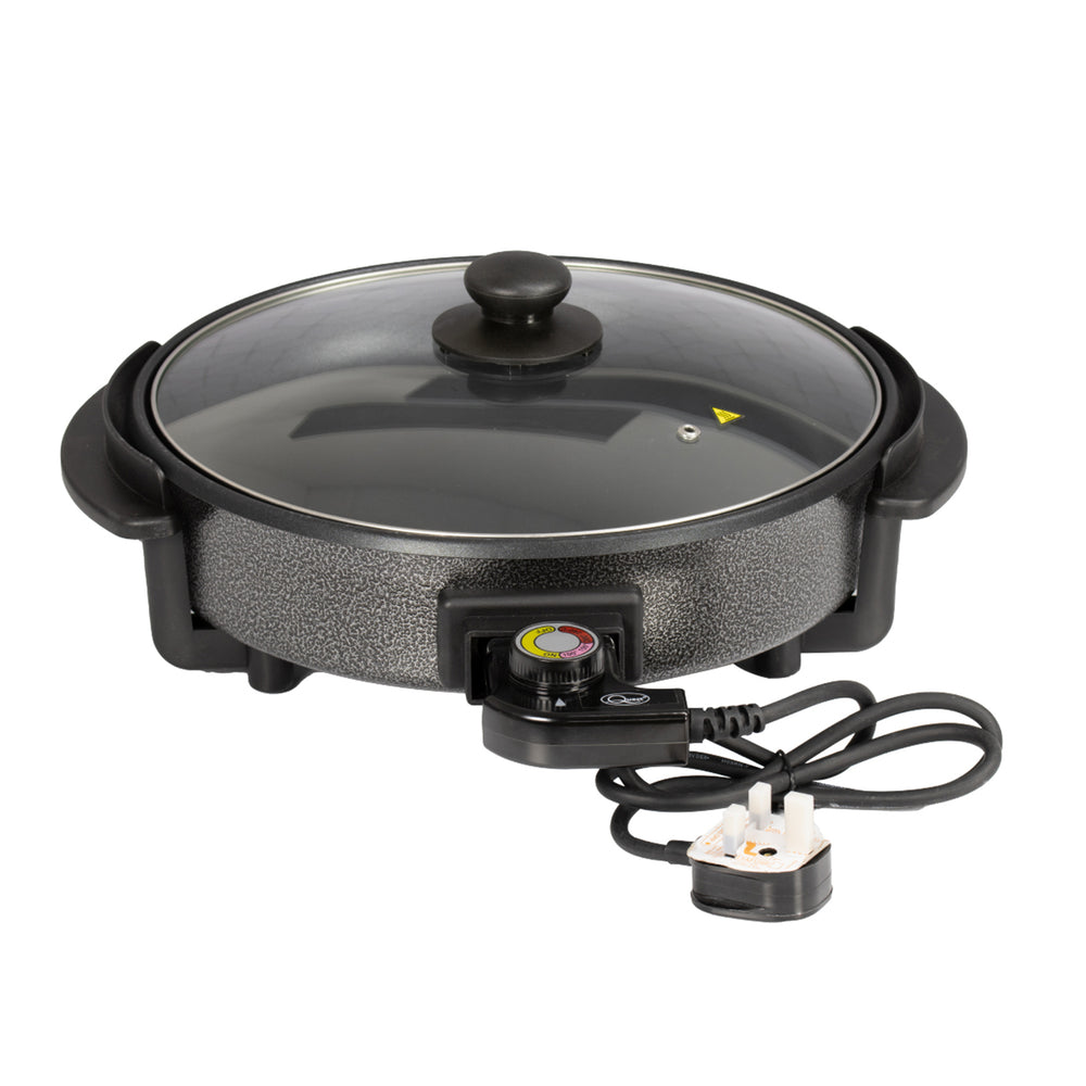 Multi-Function Electric Cooker (Size 30x30x9 cm) - Black_7681961