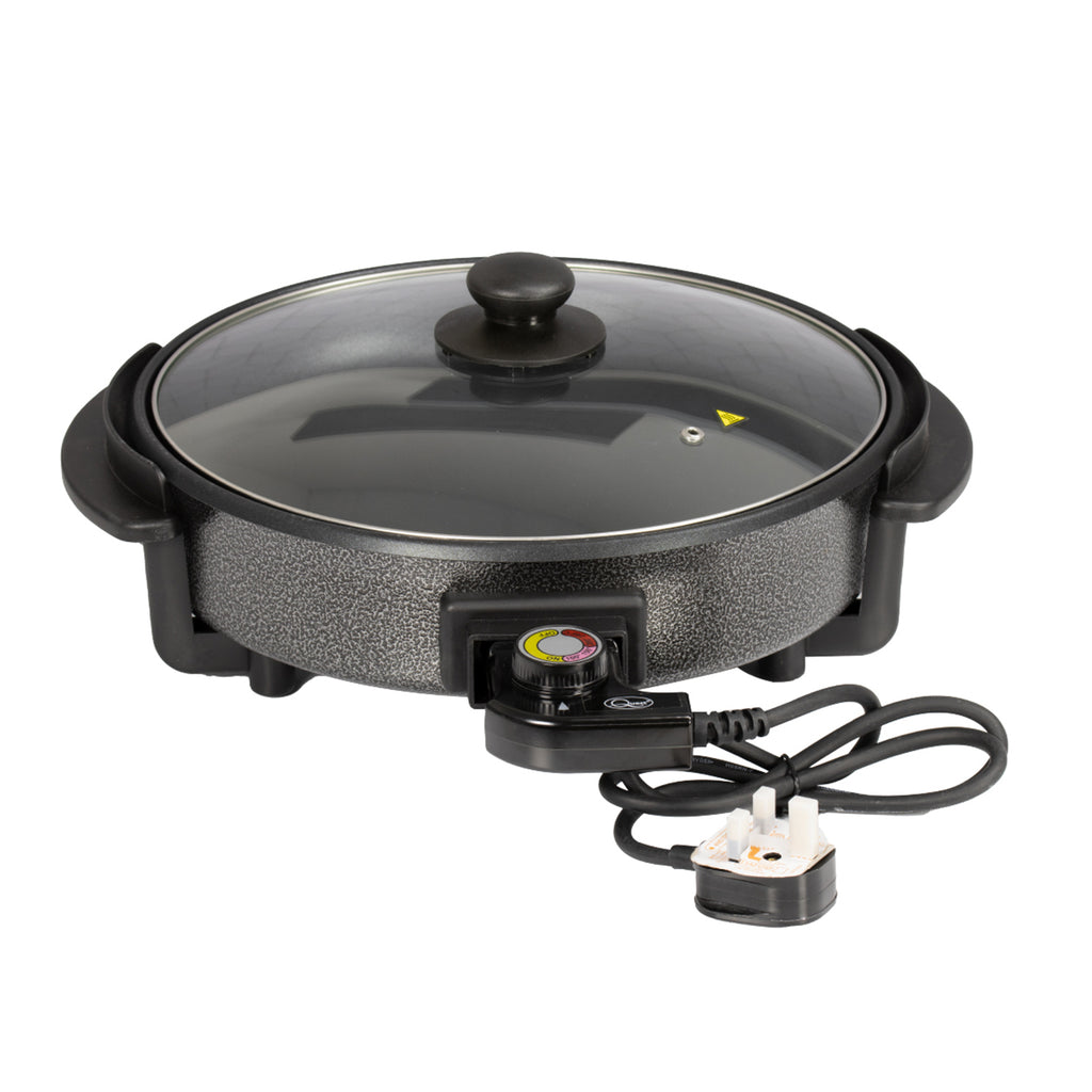 Multi-Function Electric Cooker (Size 30x30x9 cm) - Black_7681961