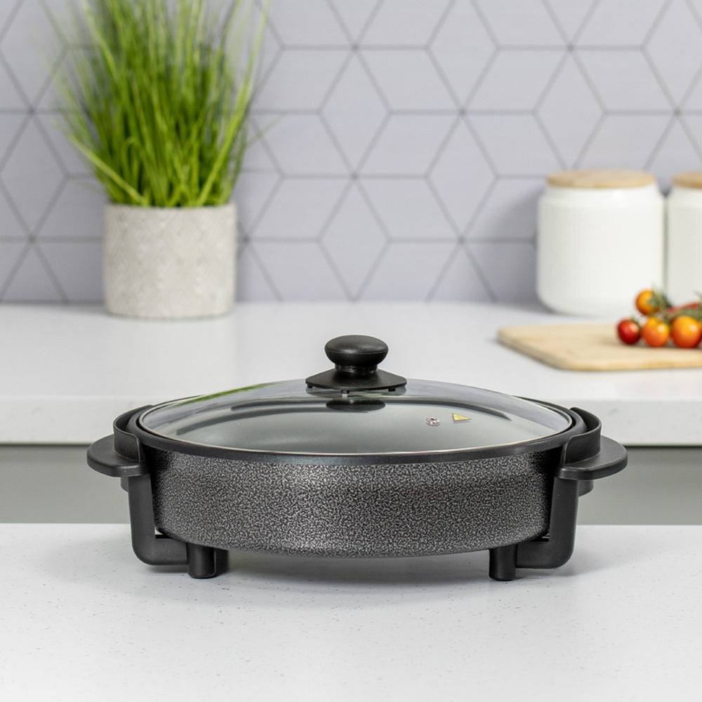 Multi-Function Electric Cooker (Size 30x30x9 cm) - Black_7681961_1