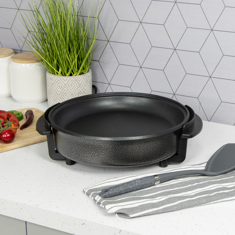 Multi-Function Electric Cooker (Size 30x30x9 cm) - Black_7681961_4