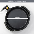 Multi-Function Electric Cooker (Size 30x30x9 cm) - Black_7681961_8
