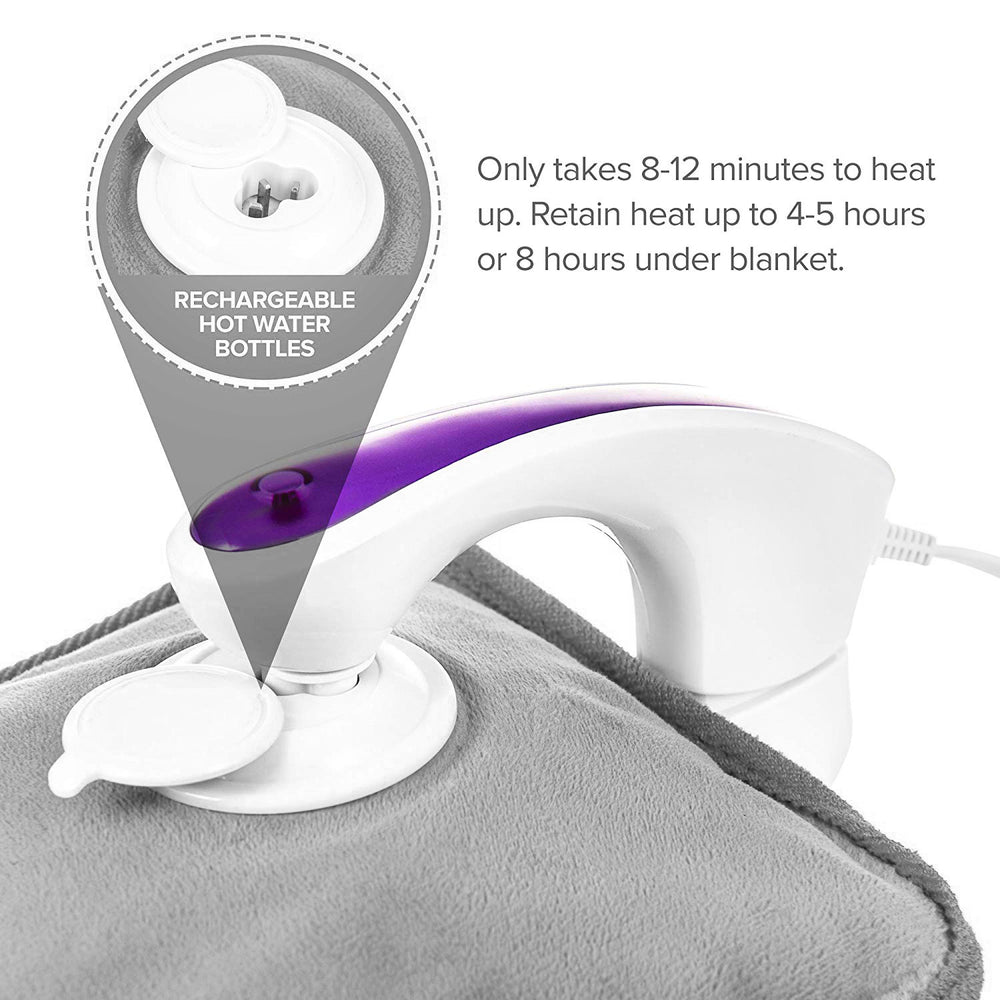 Home Essential - Bauer Rechargeable Electric Hot Water Bottle- - Grey_7681979_1