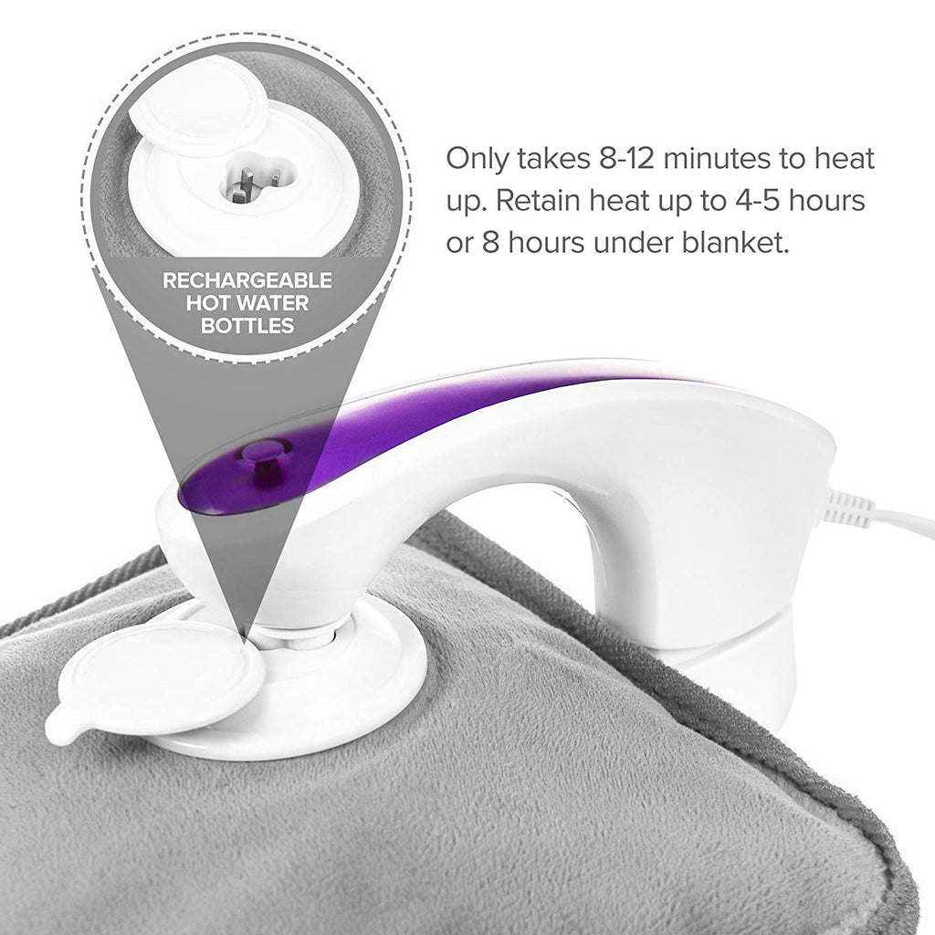 Home Essential - Bauer Rechargeable Electric Hot Water Bottle- - Grey_7681979_1