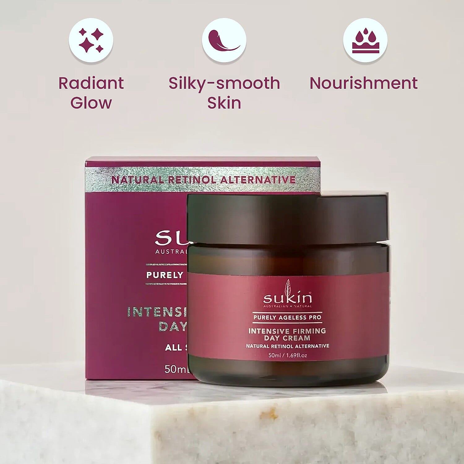 Sukin- Purely Ageless PRO Intensive Firming Day Cream 50ml Jar