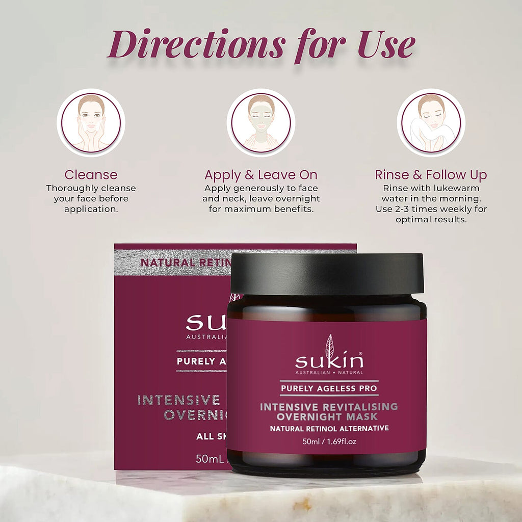 Sukin -Purely Ageless PRO Intensive Revitalising Overnight Mask 50ml