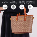 GUANCHI Crossbody Bag with Handle Drop & Shoulder Strap - Brown_7693067_2