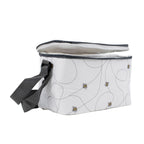 Bee Swirl Pattern Cool Bag (5L) - White