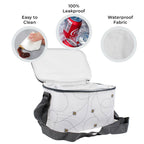 Bee Swirl Pattern Cool Bag (5L) - White