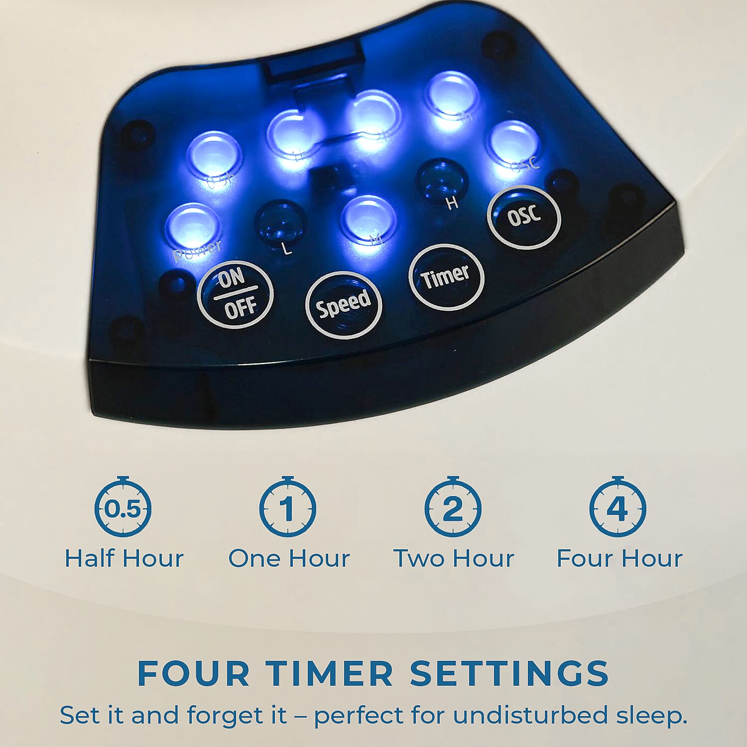Lowest Price Offer - Energy Efficient, Low Noise Powerful Fan with 360 Air Circulation, Timer, Comes with Remote