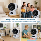 Lowest Price Offer - Energy Efficient, Low Noise Powerful Fan with 360 Air Circulation, Timer, Comes with Remote
