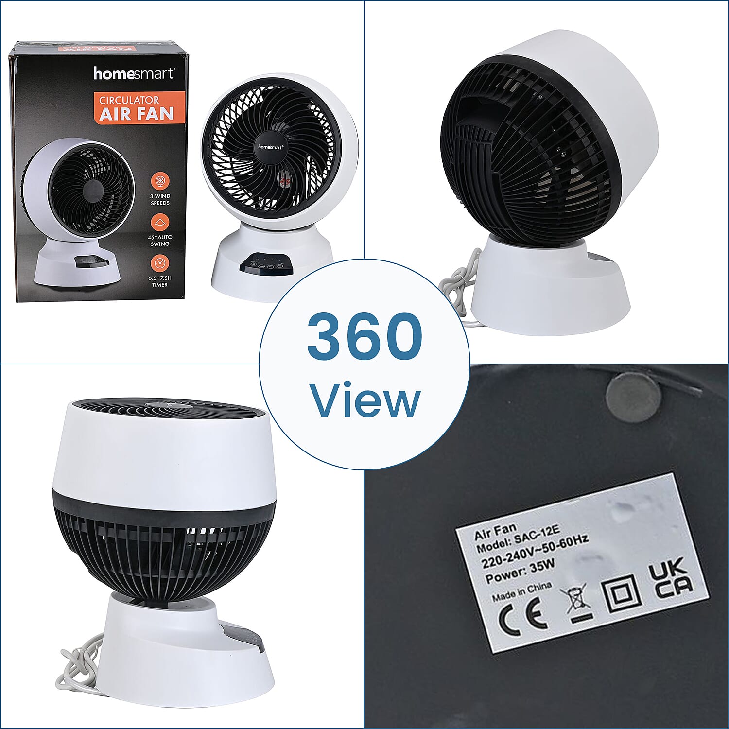 Lowest Price Offer - Energy Efficient, Low Noise Powerful Fan with 360 Air Circulation, Timer, Comes with Remote