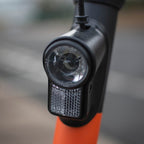 E Glide Foldable Electric Scooter (18 Miles on Single Charge) - Orange & Black - Only To be Used on Private Land