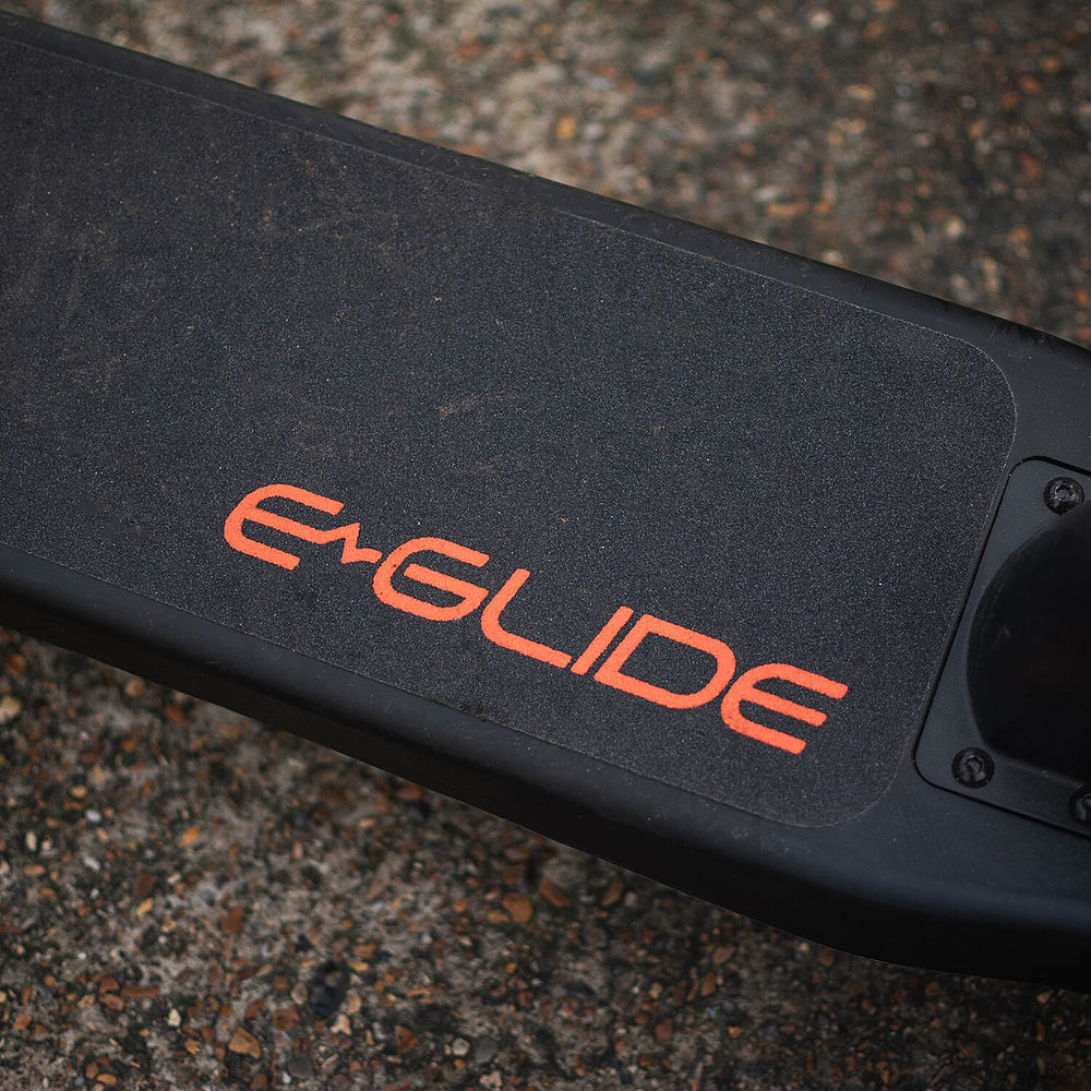E Glide Foldable Electric Scooter (18 Miles on Single Charge) - Orange & Black - Only To be Used on Private Land