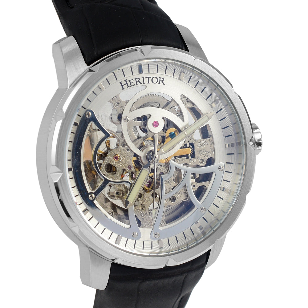 Heritor Automatic Mens Watch in Stainless Steel_7708586_3