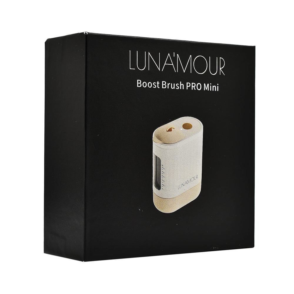 Lunamour Boost Brush- Pro Mini 2-In-1 Microcurrent Scalp Massager - Hair Oil Applicator