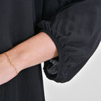 Tamsy 100% Viscose Relaxed Fit Blouse (Size 24 to 26) - Black_7725277_5
