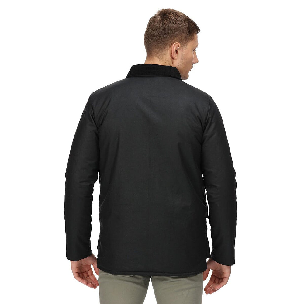 REGATTA Mens Pensford Wax Jacket (Size L) - Black