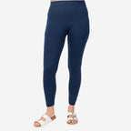 Emelia 2 Pack Fleece Lined Leggings (Size L) - Navy