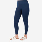 Emelia 2 Pack Fleece Lined Leggings (Size L) - Navy