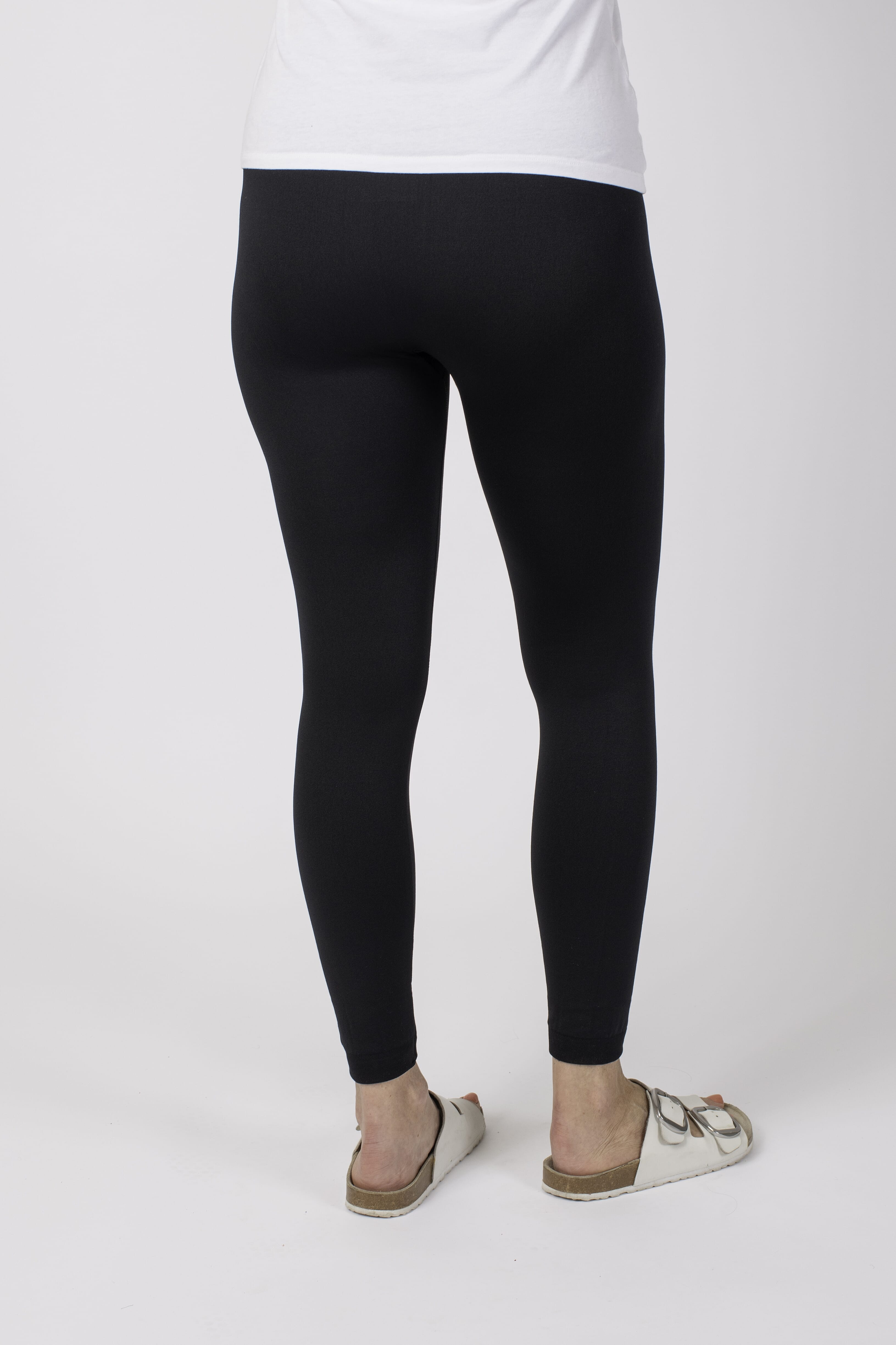 Emelia 2 Pack Fleece Lined Leggings (Size L) - Navy