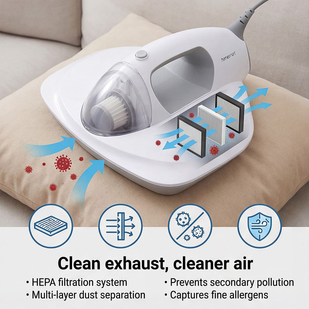 Bliss & Beyond Dust UV Vacuum Cleaner with 0.3L Dust Tank (400W)
