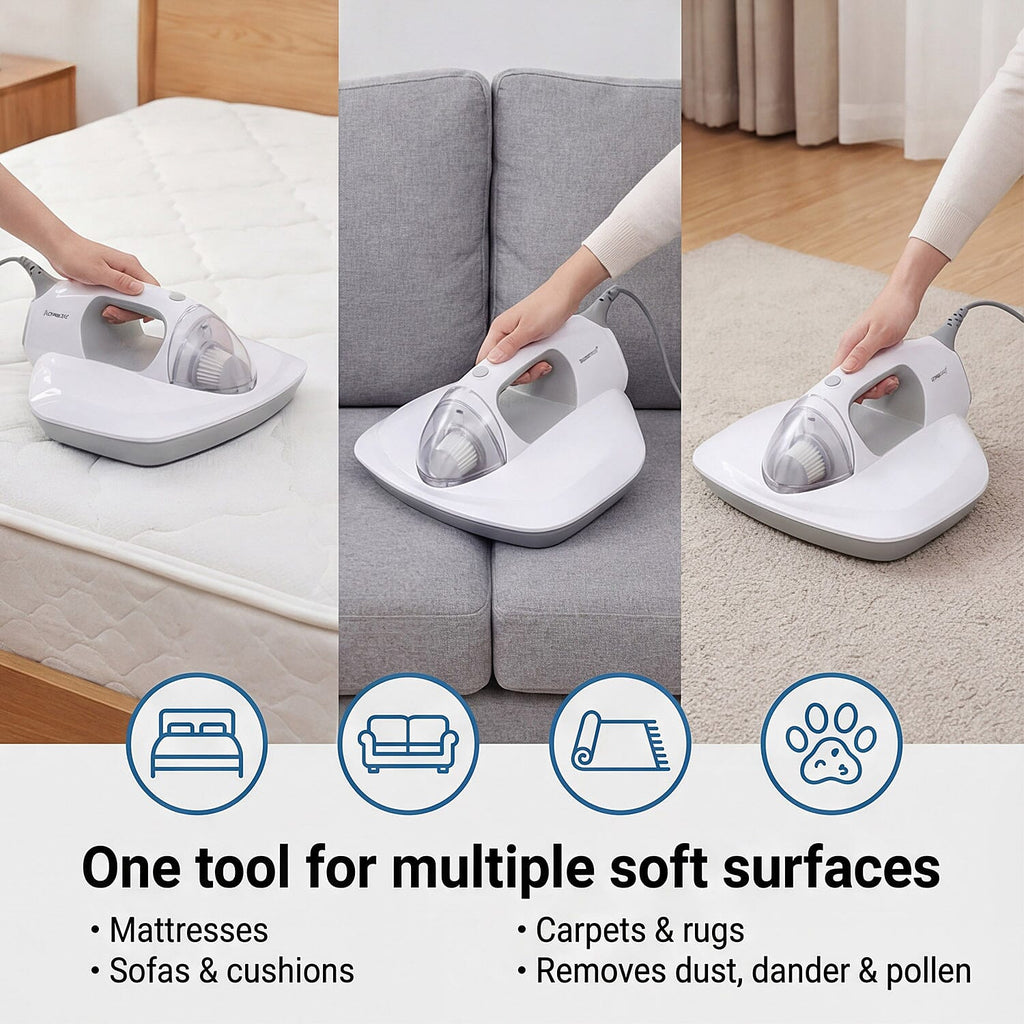 Bliss & Beyond Dust UV Vacuum Cleaner with 0.3L Dust Tank (400W)