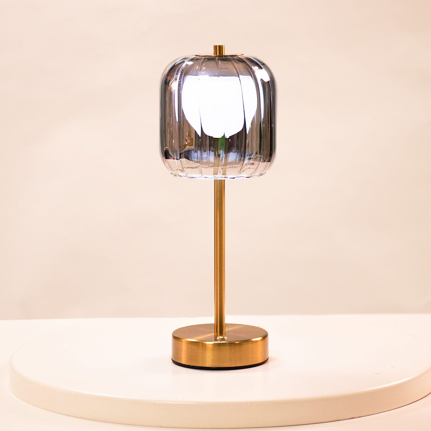 Lamp Shade (Size 12x12x33 cm) - Gold