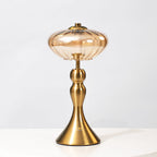 Lamp Shade (Size 15x15x30 cm) - Gold