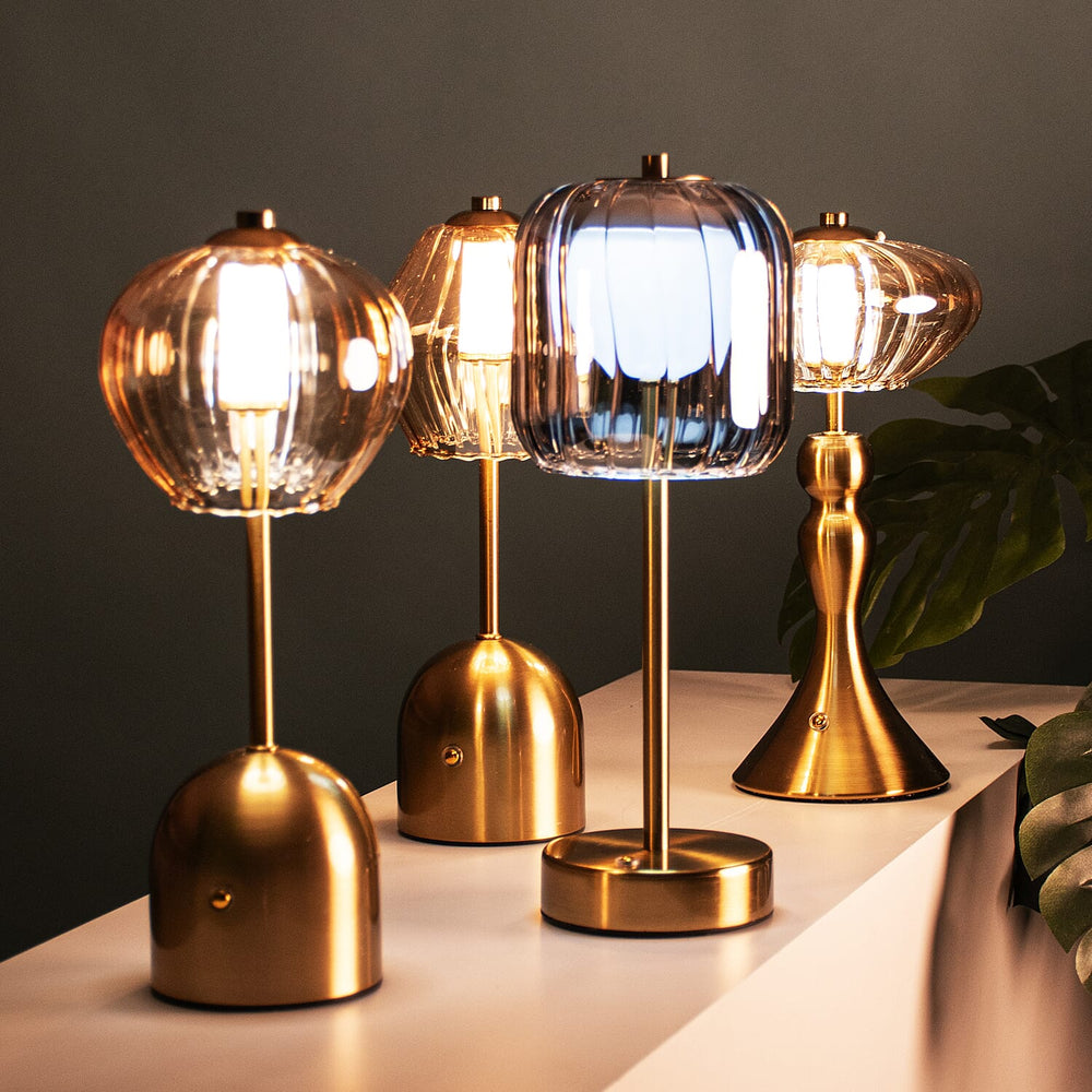 Lamp Shade (Size 15x15x30 cm) - Gold