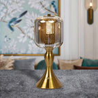 Lamp Shade (Size 12x12x30 cm) - Gold