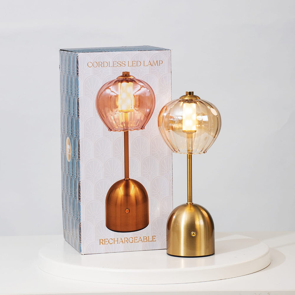 Lesser and Pavey Rechargeable Cordless Touch Lamp - Circle