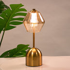 Lesser and Pavey Rechargeable Cordless Touch Lamp - Multi Gold
