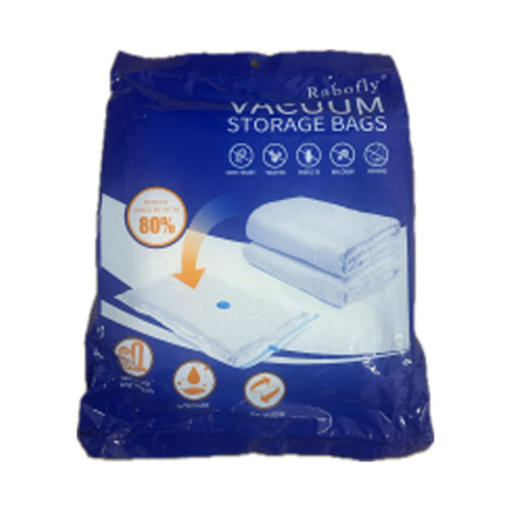 Pack of 8 Vacuum Storage Bags (2-100x80cm, 2-80x60cm, 2-70x50cm, 2-60x40cm)