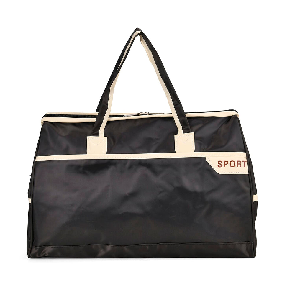 Large Capacity Travel Bag with Top Double Handles - Grey