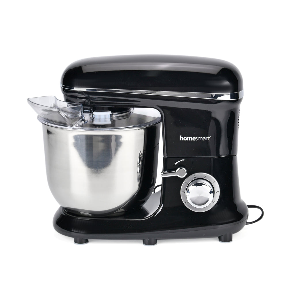 HOMESMART Stand Mixer with 3 Blades, 6 Speed Rotary Control Etc. (6.0 L,1500W ) - Black_7740055