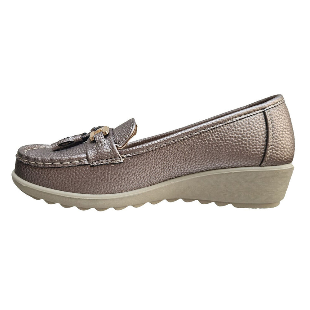 Ladies Sandal (Size 3) - Pewter
