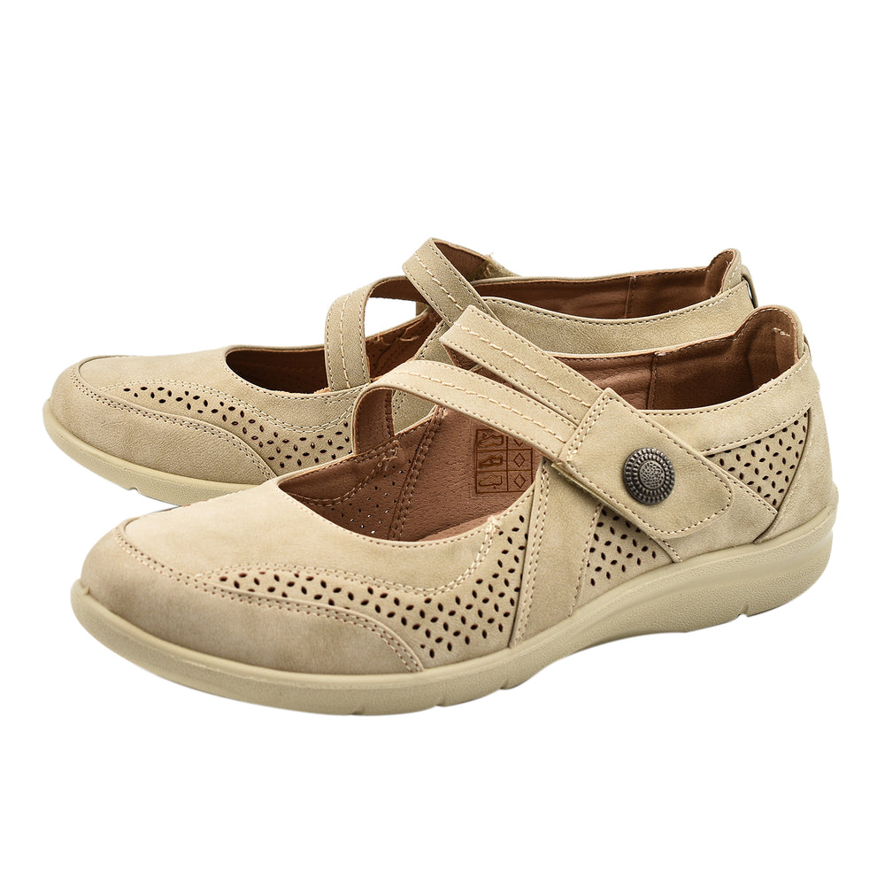 Ladies Sandal (Size 3) - Beige_7744811