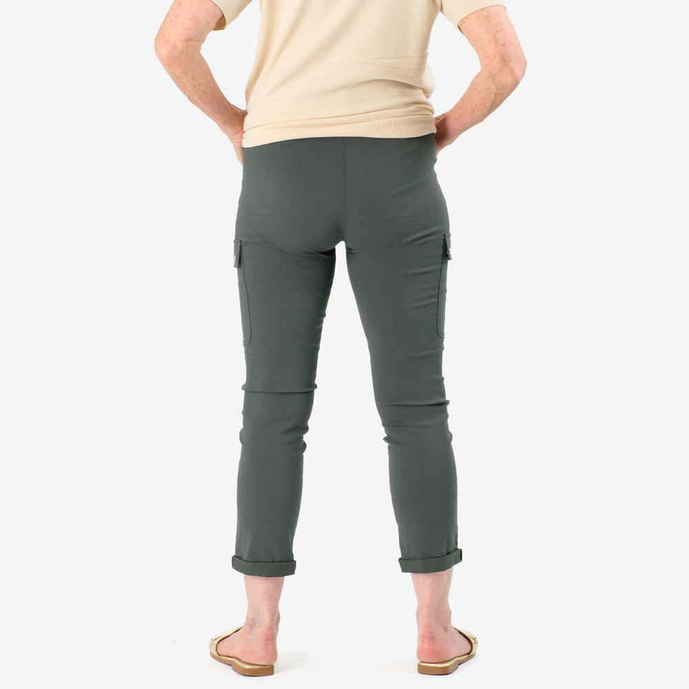 Emreco Stretch Bengaline Combat Utility Trouser (Size 10) - Dark Khaki_7750636_5